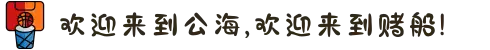 欢迎来到公海,欢迎来到赌船!